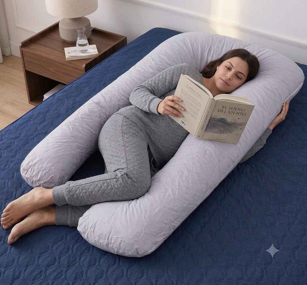 Almohada corporal en forma de U